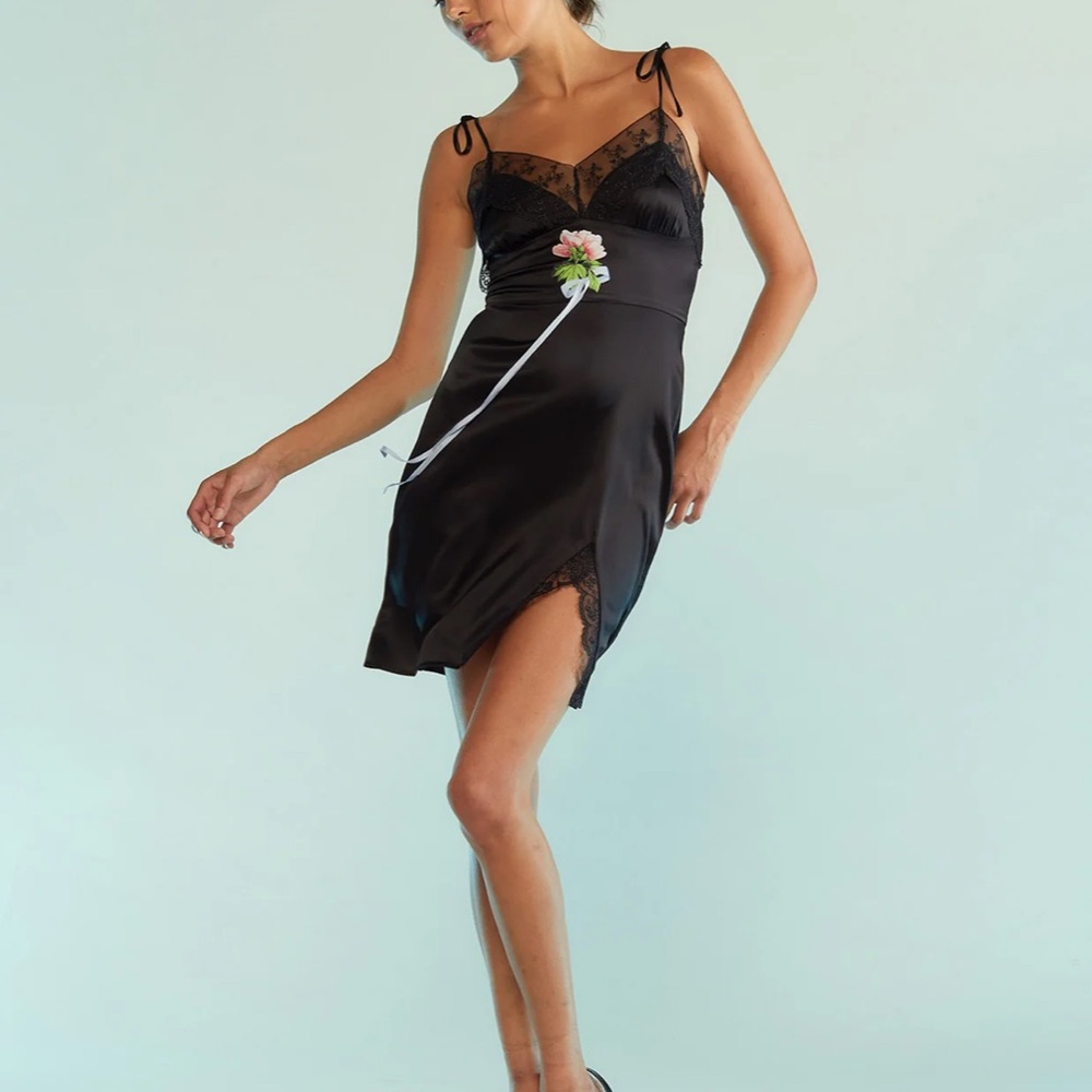 Cynthia Rowley Iris Mini Silk Slip Dress SIZE 4